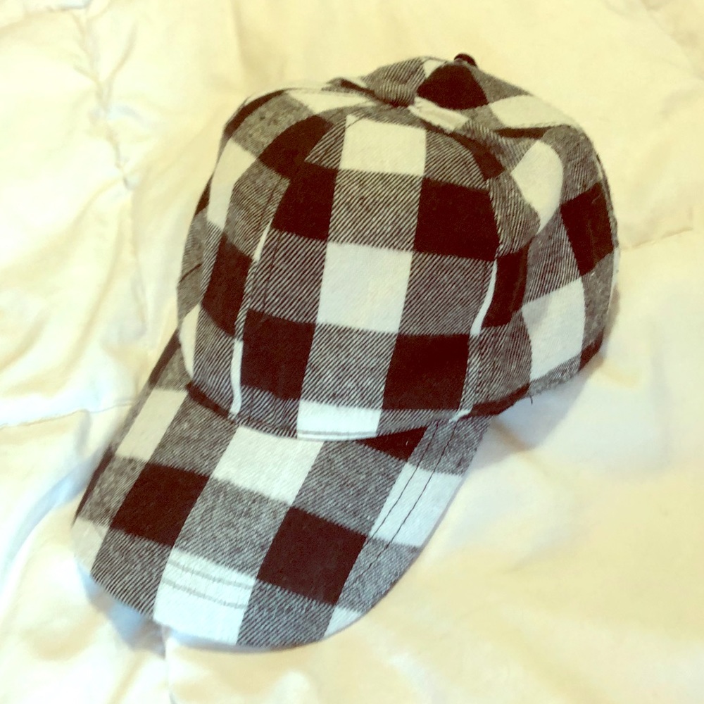 Checkered hat